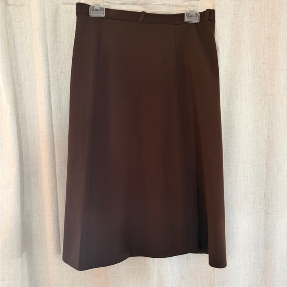 Alfred Dunner Dresses & Skirts - Alfred Dunner Brown A-Line Midi Skirt